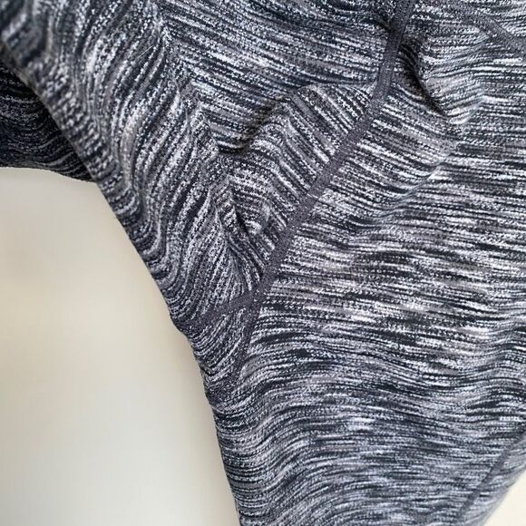 Zella Heathered Blue Zipped Pockets Ankle Leggings - Picture 7 of 9